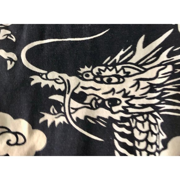 Mens Robe, Size Large, Year of the Dragon Vintage Loungewear - Picture 7 of 10